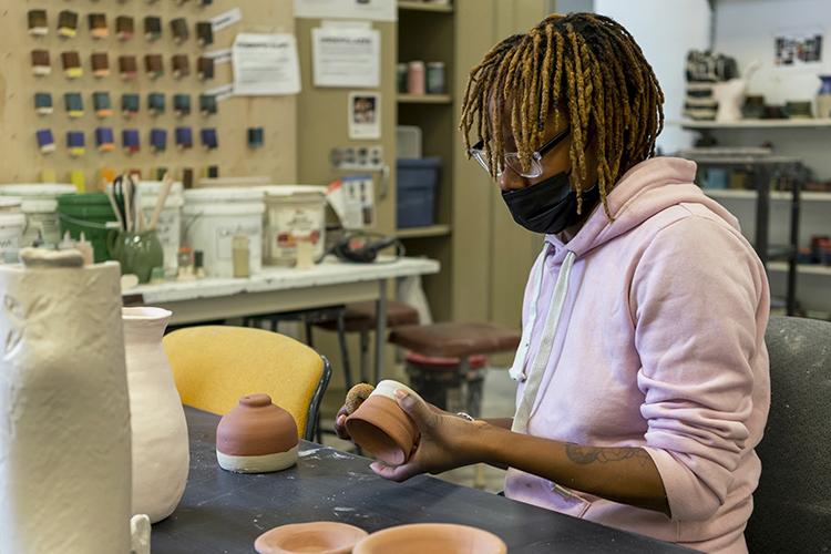 Image of CSU Art and Design ceramics studio